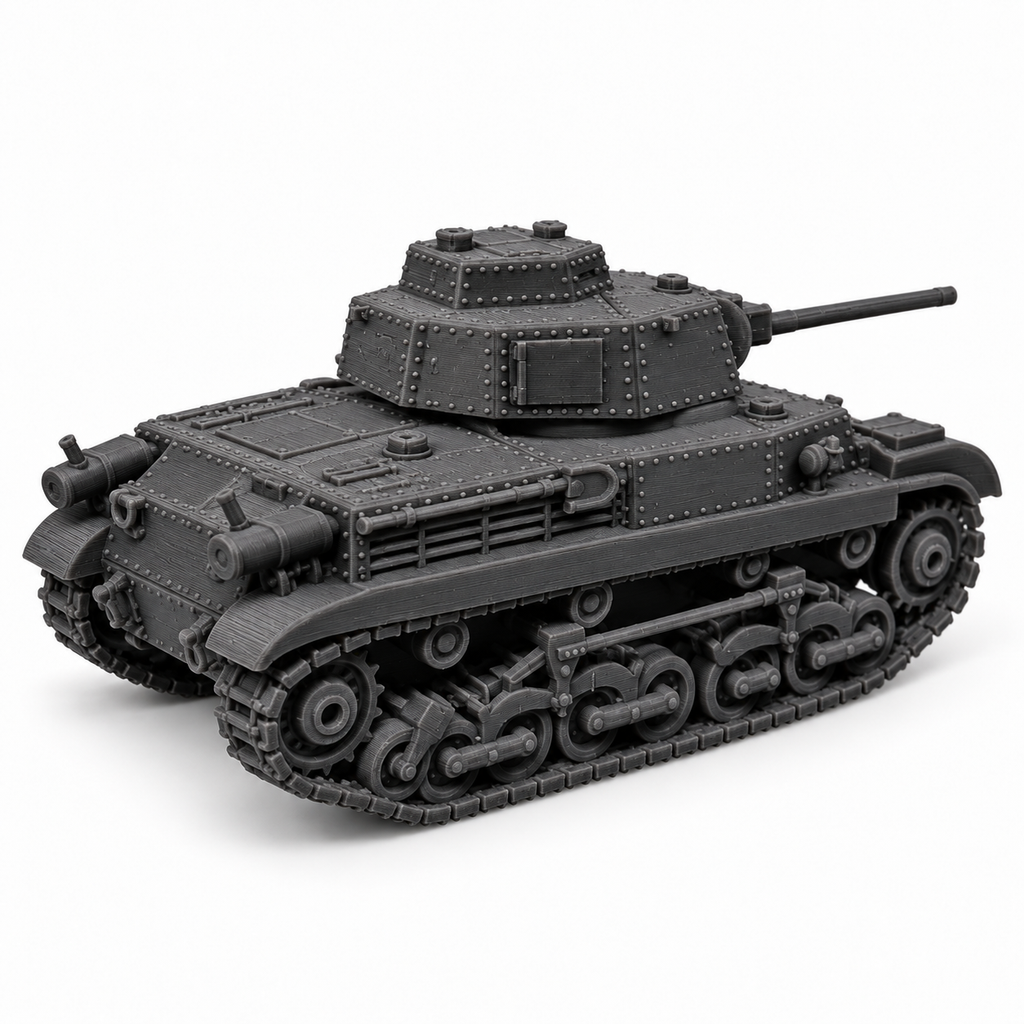 SSMODEL 1/72 1/144 Multi Scale 40M Turan I Tank Resin Model Kit TSS0742