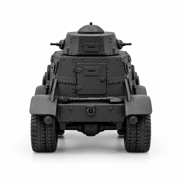 SSMODEL 1/72 1/144 Multi-Scale WWII Soviet BAI-M Armored Car Resin Model TSS1227