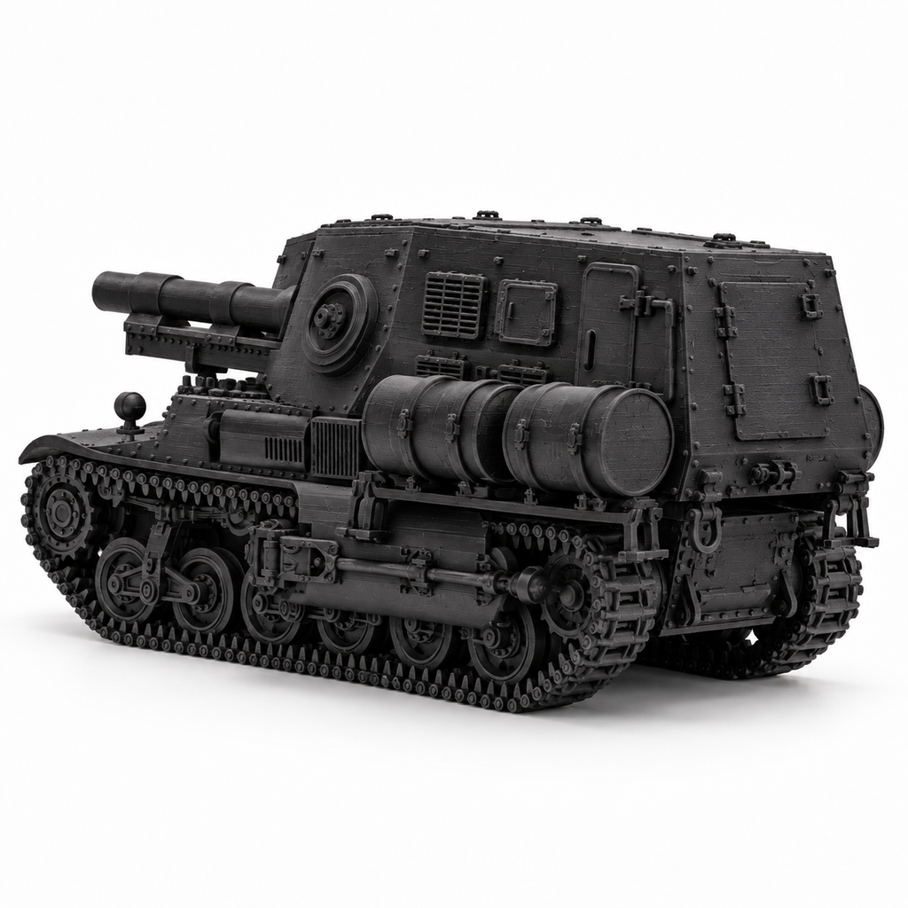 SSMODEL1/72 1/144 WWII 15cm sFH13 Lorraine Schlepper SPG Resin Model Kit TSS0863