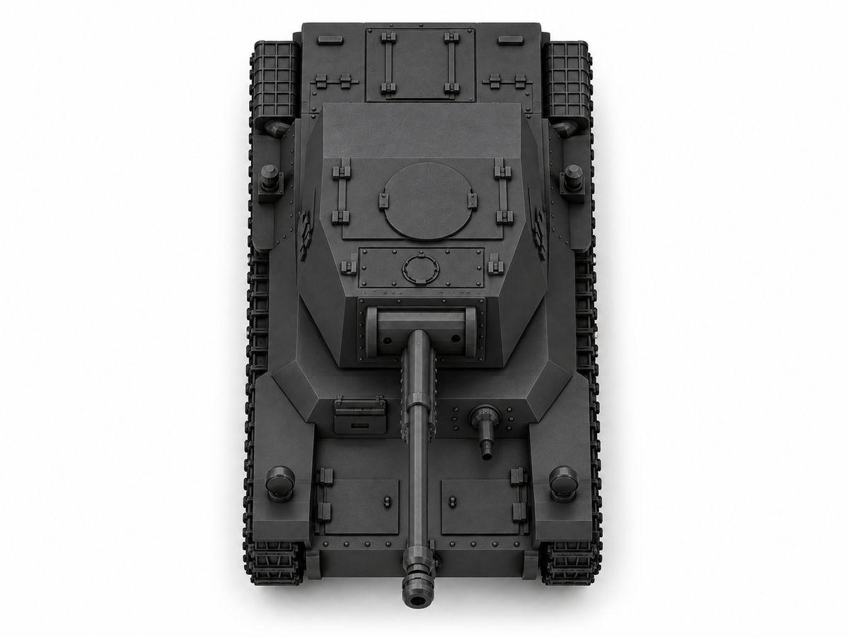SSMODEL 1/72 1/144 Multi Scale Type 3 Chi-Nu Medium Tank Resin MODEL kit TSS1393 — detail view 3