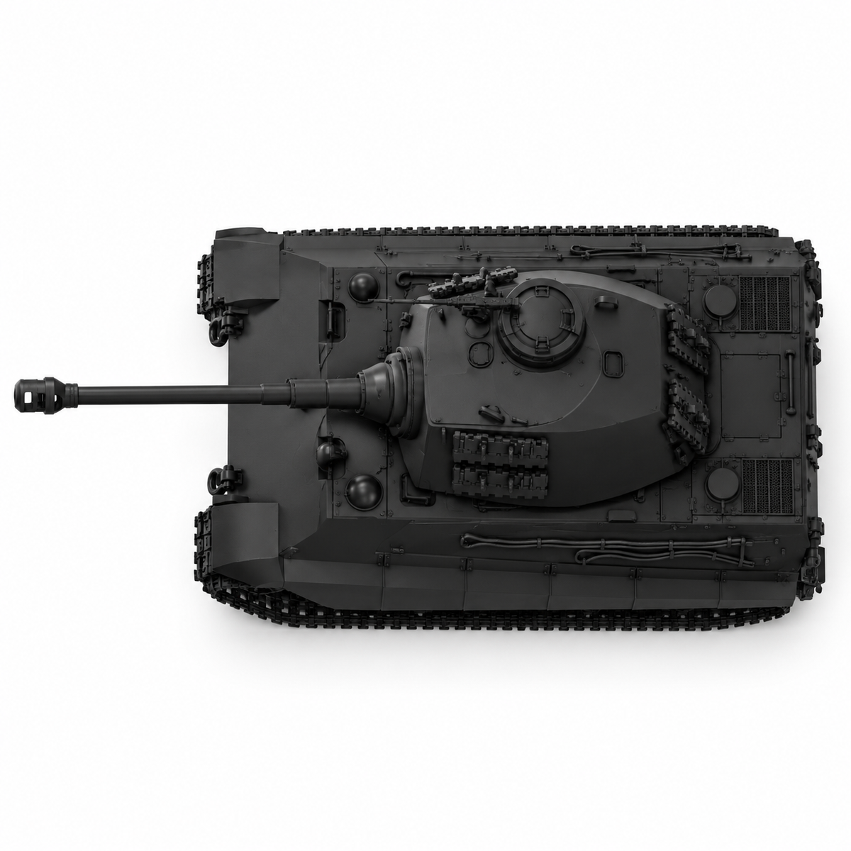 SSMODEL 1/72 1/144 Tiger II Ausf.B Sd.Kfz.182 P Turret Resin MODEL KIT TSS0991 — detail view 4