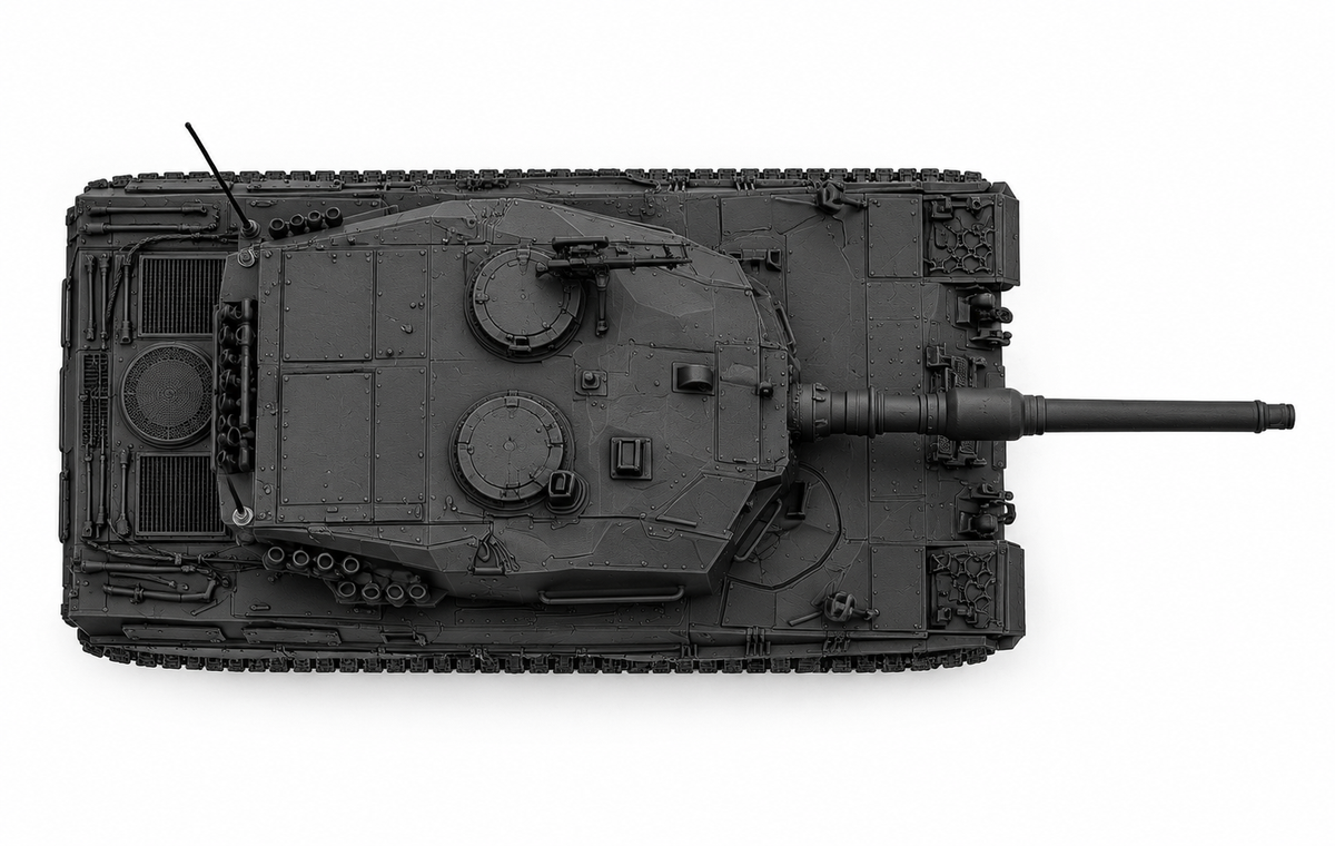 SSMODEL 1/72 1/144 Multi Scale  Leopard 2A1 Germany Cold war Tank MODEL TSS0664 — detail view 5
