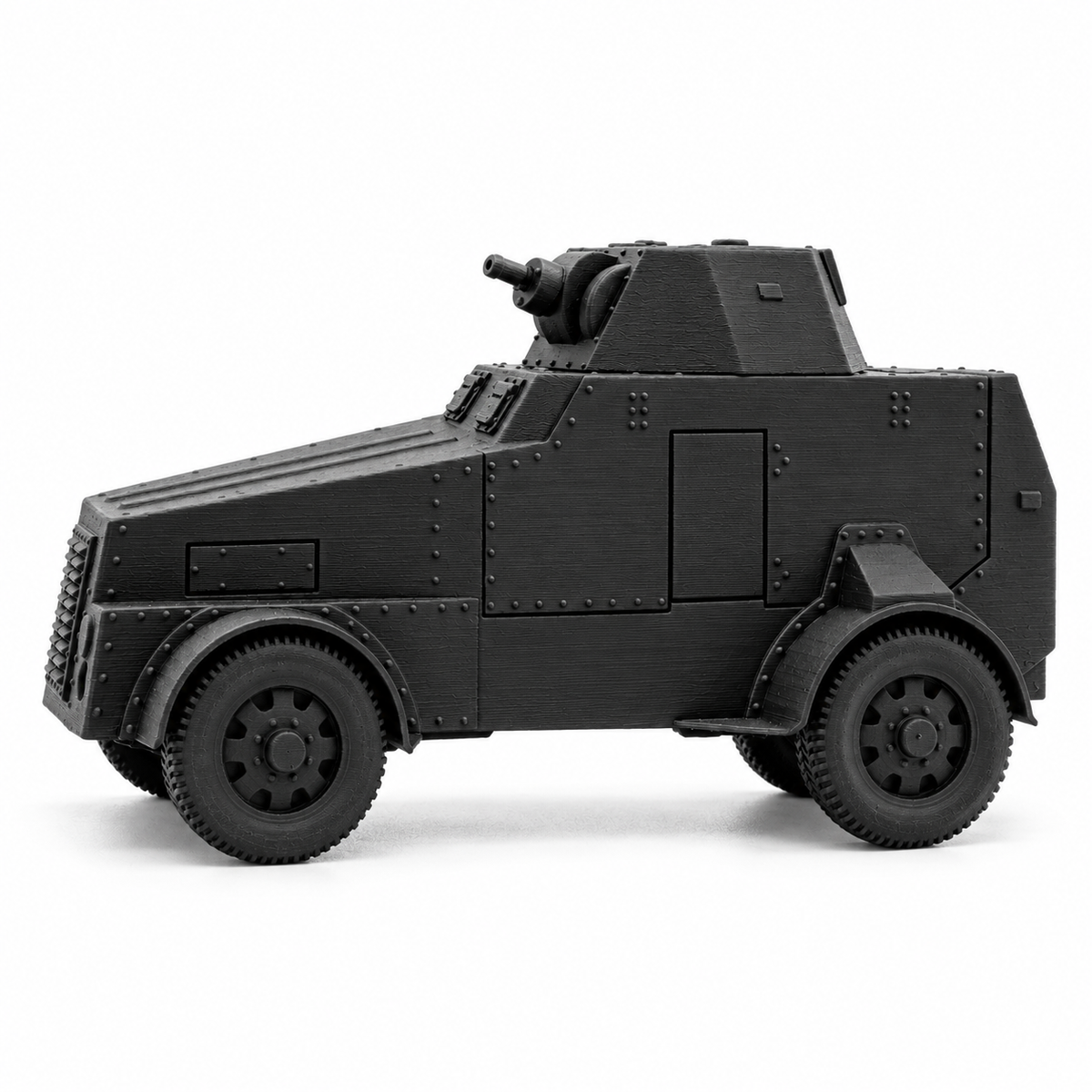 SSMODEL 1/72 1/144 WWII French CDM Armored Car Resin Model Kit TSS1212 — detail view 4