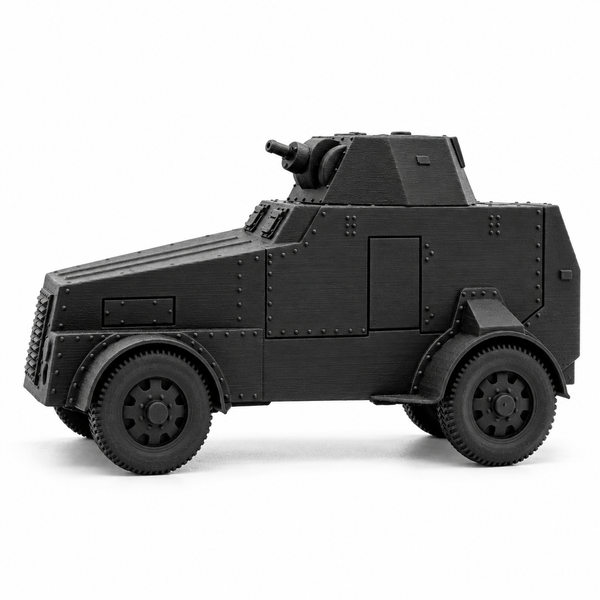 SSMODEL 1/72 1/144 WWII French CDM Armored Car Resin Model Kit TSS1212