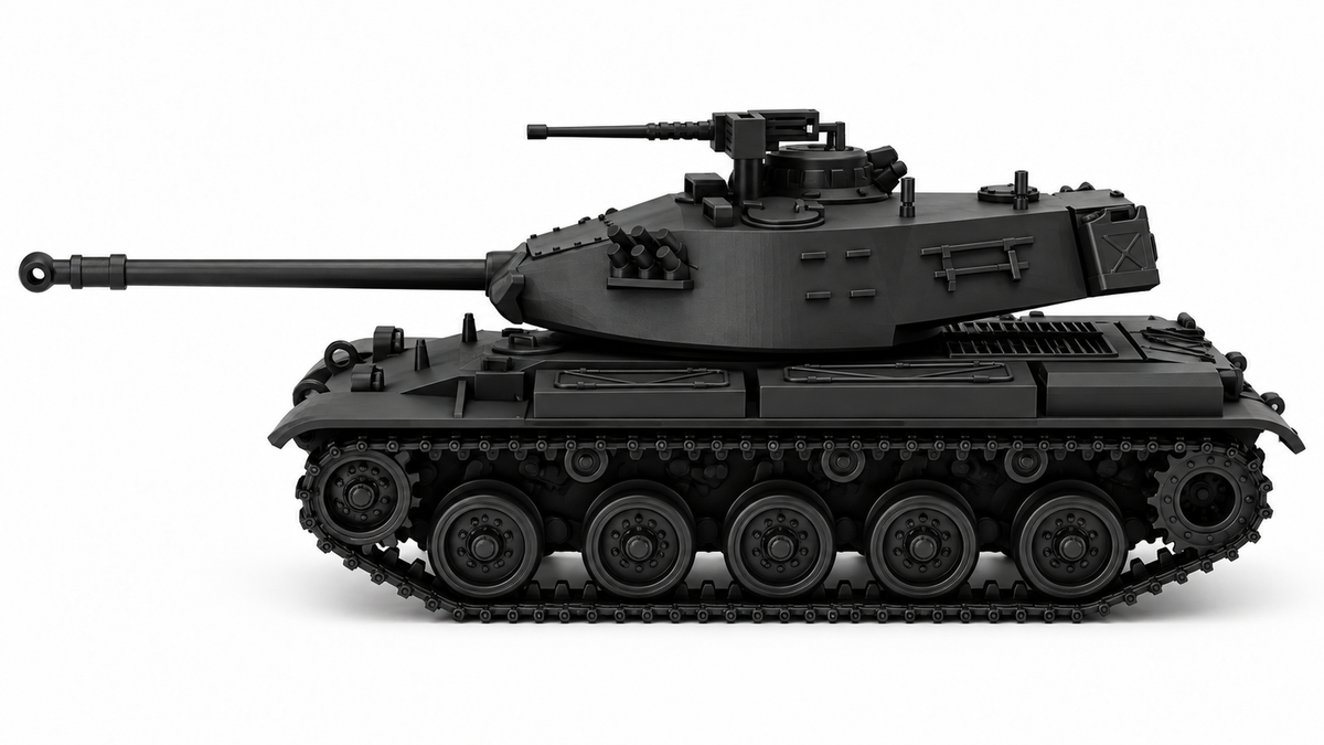SSMODEL 1/72 1/144 Multi Scale Light M41 Walker Bulldog US Tank MODEL TSS1171 — detail view 2