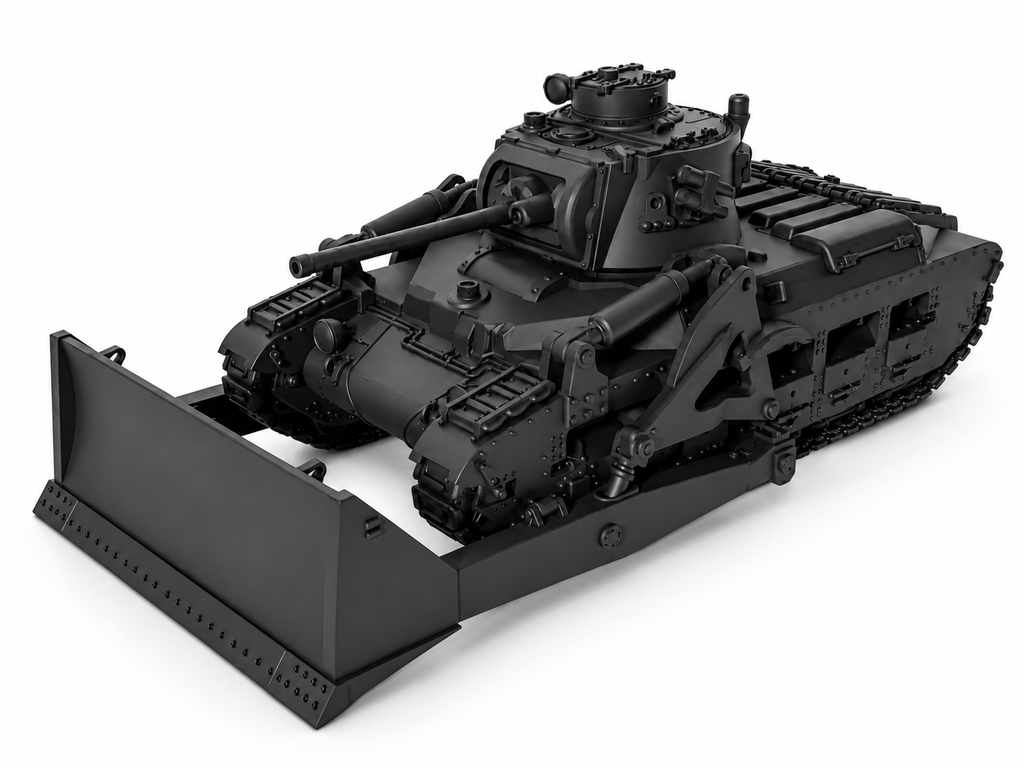 SSMODEL 1/72 1/144 Multi Scale Matilda A12 Mk.III Dozer  Tank MODEL kit TSS0621