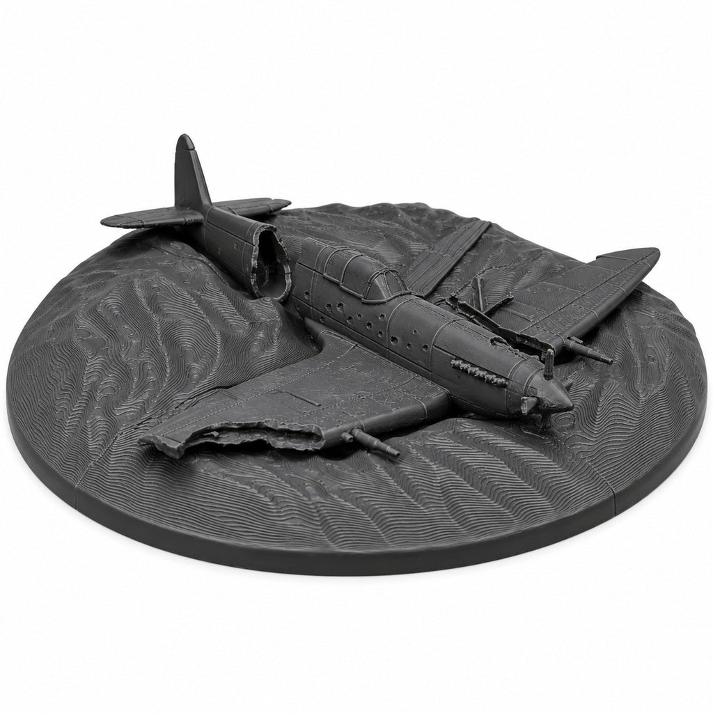 SSMODEL 1/72 1/144 Spitfire Mk.IX - destroyed UK WW2 Resin Model Kit RSS0054