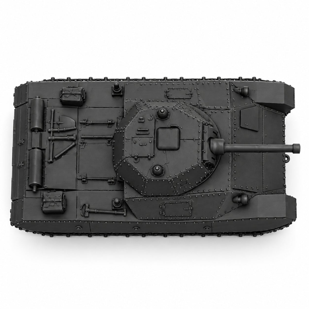 SSMODEL 1/72 1/144 Multi Scale Italian light tank Resin Model Kit TSS0268 — detail view 5