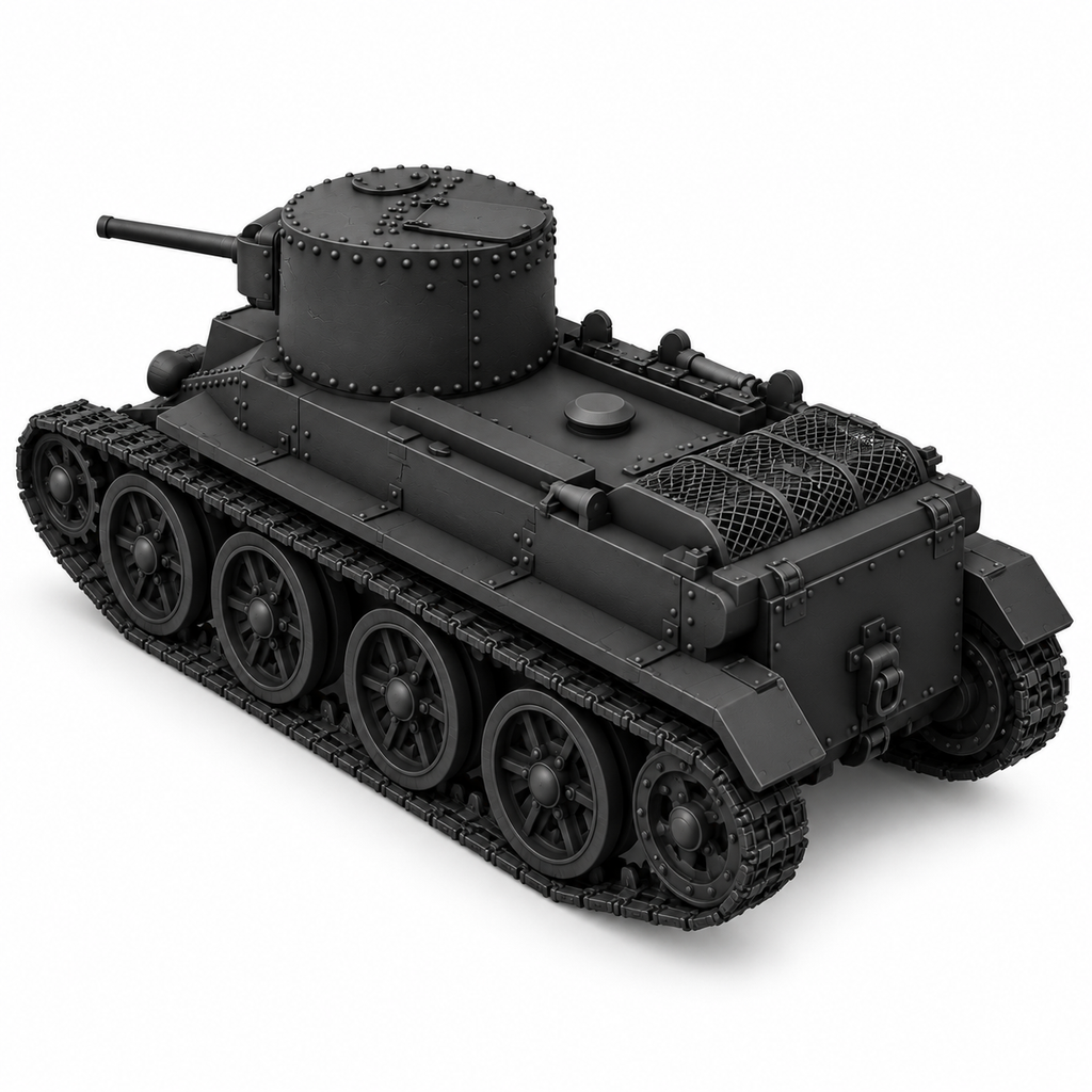 SSMODEL 1/72 1/144 Multi Scale BT-2 Tank Resin MODEL TSS0578