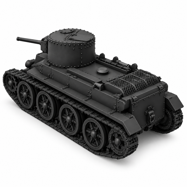 SSMODEL 1/72 1/144 Multi Scale BT-2 Tank Resin MODEL TSS0578