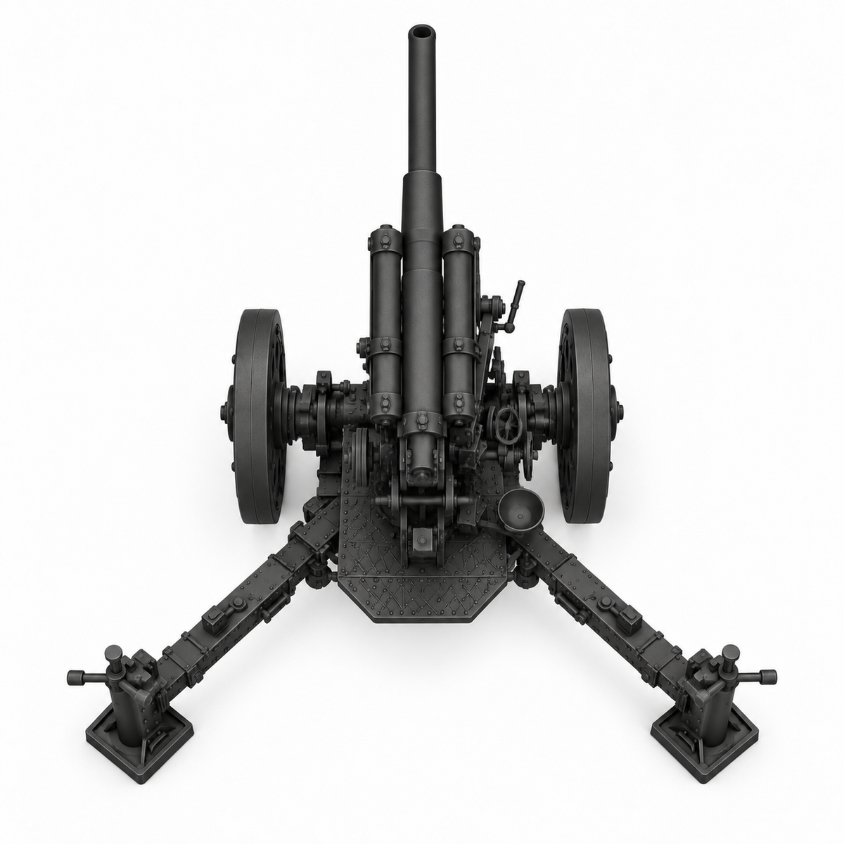 SSMODEL 1/72 1/144 Multi Scale 76mm air defense M1931 3K Resin MODEL KIT TSS0433 — detail view 4