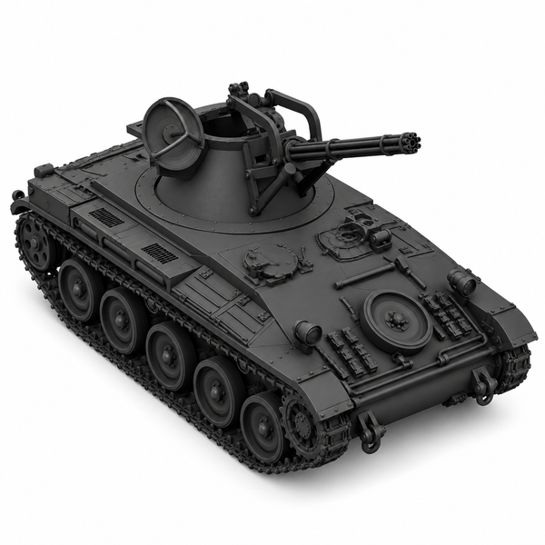 SSMODEL 1/72 1/144 Multi Scale AMX13 DCA French Anti-Aircraft Tank MODEL TSS0393