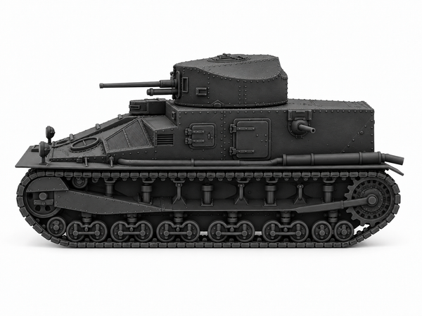 SSMODEL 1/72 1/144 Multi Scale Vickers Medium Tank Mk.I UK Tank MODEL TSS1168