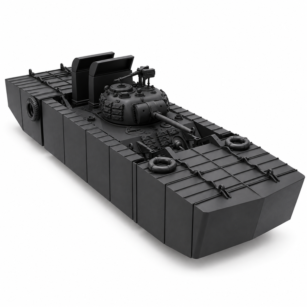 SSMODEL 1/72 1/144 Sherman M4 with the T6 Flotation device tMODEL kit TSS0694 — detail view 2