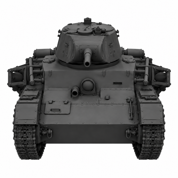 SSMODEL 1/72 1/144 Multi Scale PzKpfw 740r German fictional light Model TSS0051