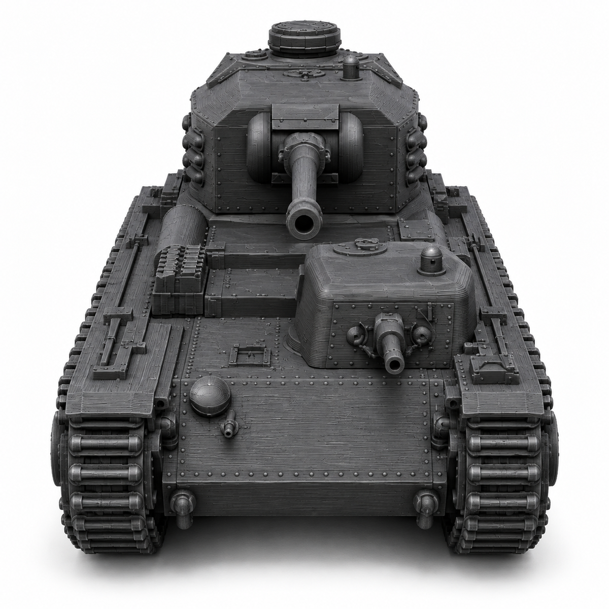 SSMODEL 1/72 1/144 Pz.Kpfw.F2 750(f)German supergeavy tank MODEL kit TSS0477 — detail view 2