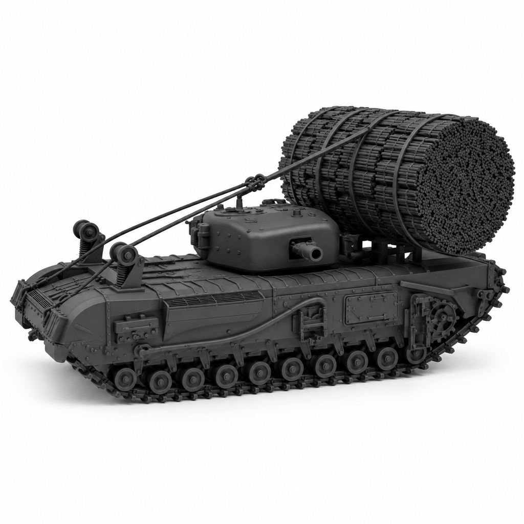 SSMODEL 1/72 1/144 Churchill Mk.IV Fascine carrier UK Resin MODEL KIT TSS0798