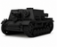 SSMODEL 1/72 1/144 Multi Scale STUG 33b Sturminfantrie geschutz MODEL TSS1352