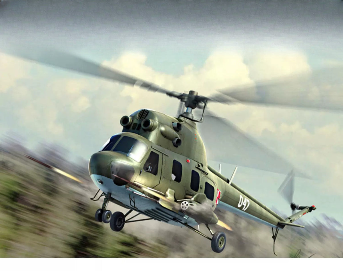 Trumpeter HOBBY BOSS 1/72 M-2URN "Armor Soldiers" Armed Transport Helicopter 87243