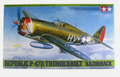 TAMIYA 61086 Aircraft Model 1/48 Airplane Republic P-47D Thunderbolt RAZORBACK