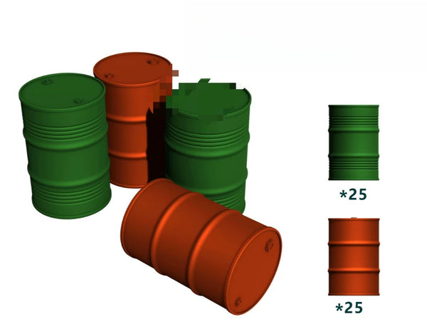 SSMODEL R350099 1/350 scale oil drums used by various countries