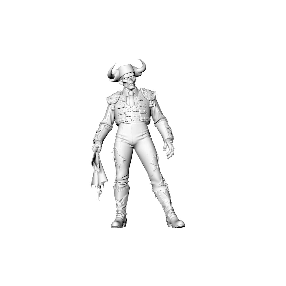 Detail view of MRY-SFW LYGR302 3D Printed Exotic Style Zombie Miniatures, Multi-Cultural Themed Undead Figures for Tabletop Wargames & Dioramas Model