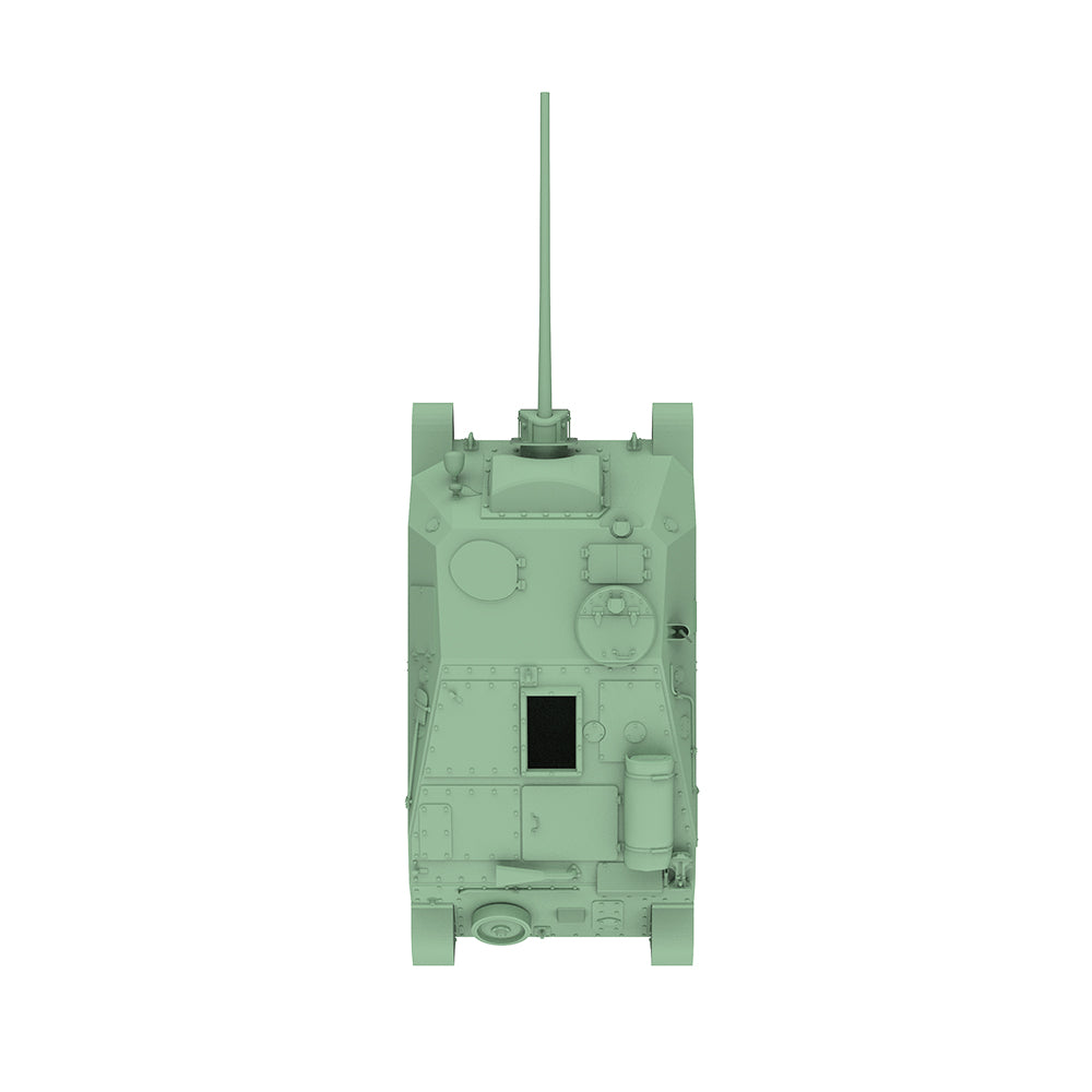 Detail view of SSMODEL 607 Military Armoured Model Kit Soviet SU-57B Tank Destroyer Model