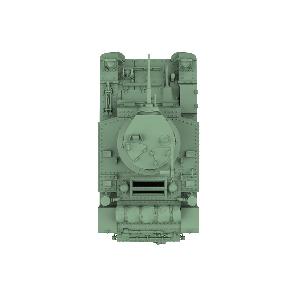 Detail view of SSMODEL 505 Military Armoured Model Kit US M3A1 Light Tank Model