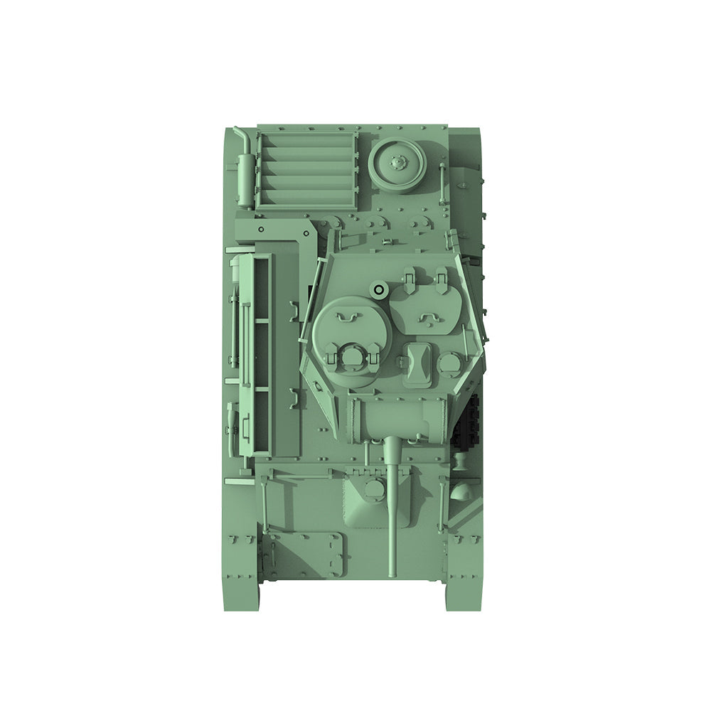 Detail view of SSMODEL 606 Military Armoured Model Kit Soviet T-80 Light Tank Model