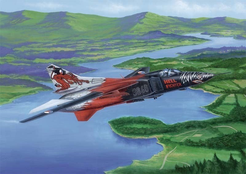 Trumpeter 02854 1/48 MIG-23MF Flogger-B — scale model kit