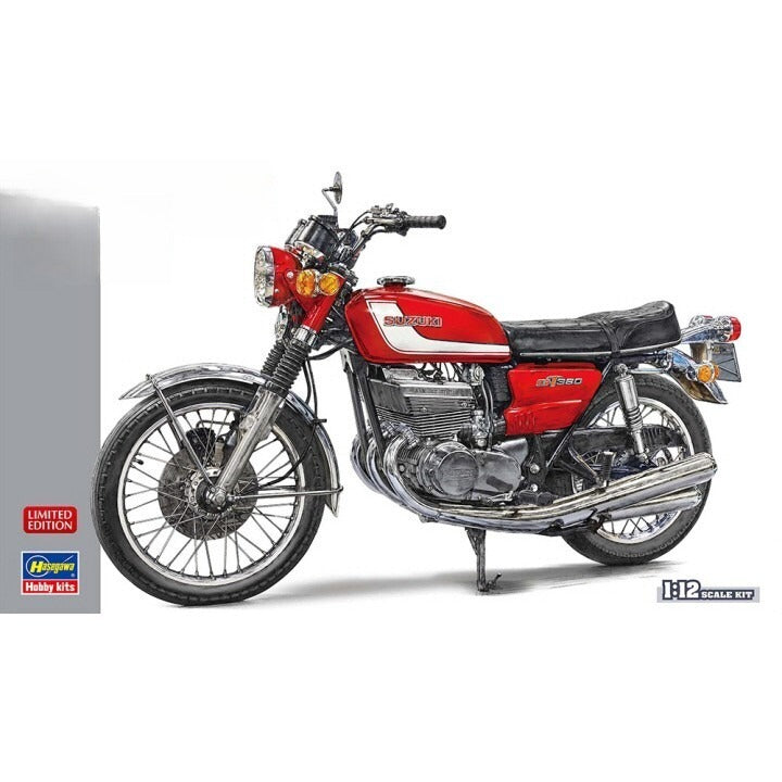 Hasegawa #21756 1/12 Suzuki GT380 B Red Color Main image