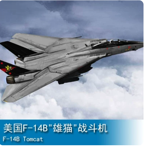 Trumpeter 1/144 03918 F-14B Tomcat — scale model kit