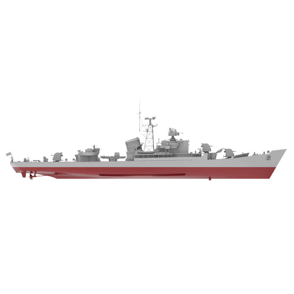 RHWS027S  Military Model Kit Full Hull Fregatte PR.50 Karl Marx