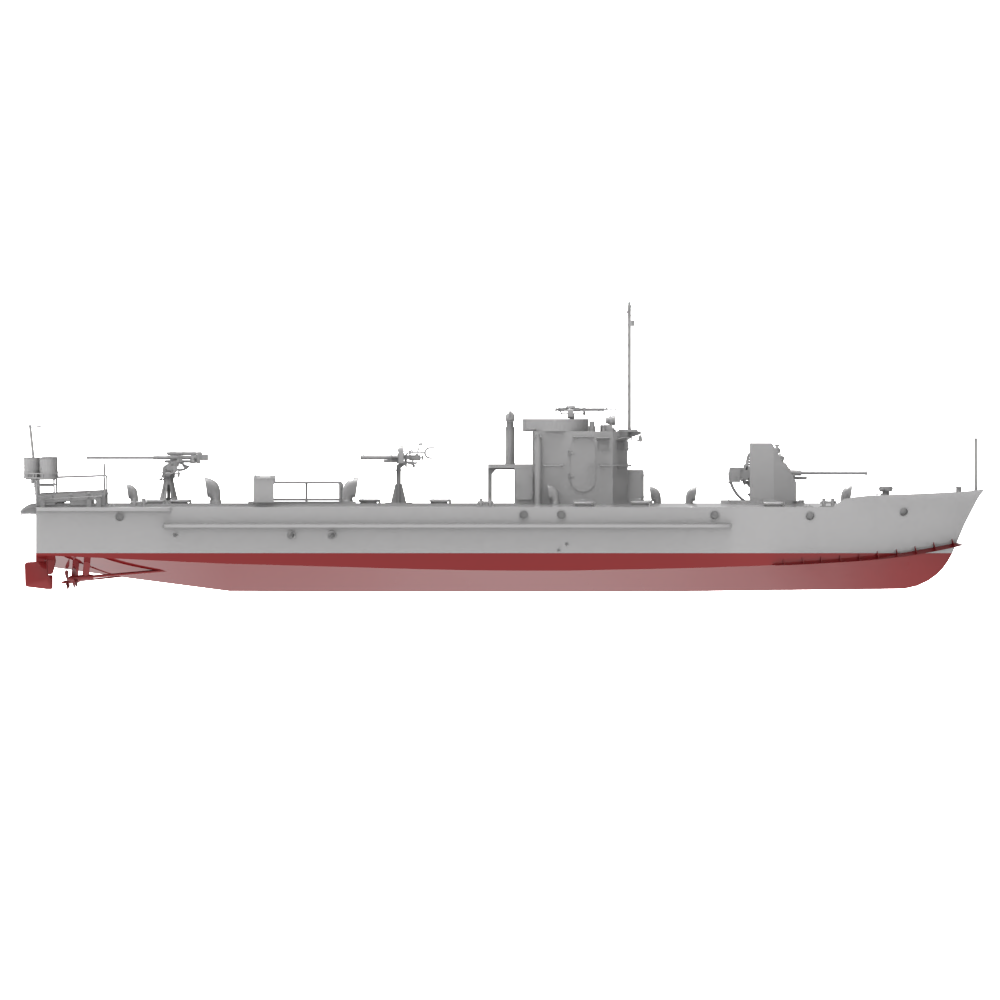 RHWS026S  Military Model Kit Full Hull USSR Project 194 ARMORED GUN BOATS