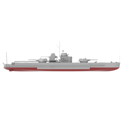 RHWS021S  Military Model Kit Full Hull Project 1124M