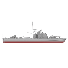 RHWS022S Military Model Kit Full Hull Project 1204 Shmel