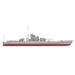 RHWS023S  Military Model Kit Full Hull USSR Project 191M ARMORED GUN BOATS