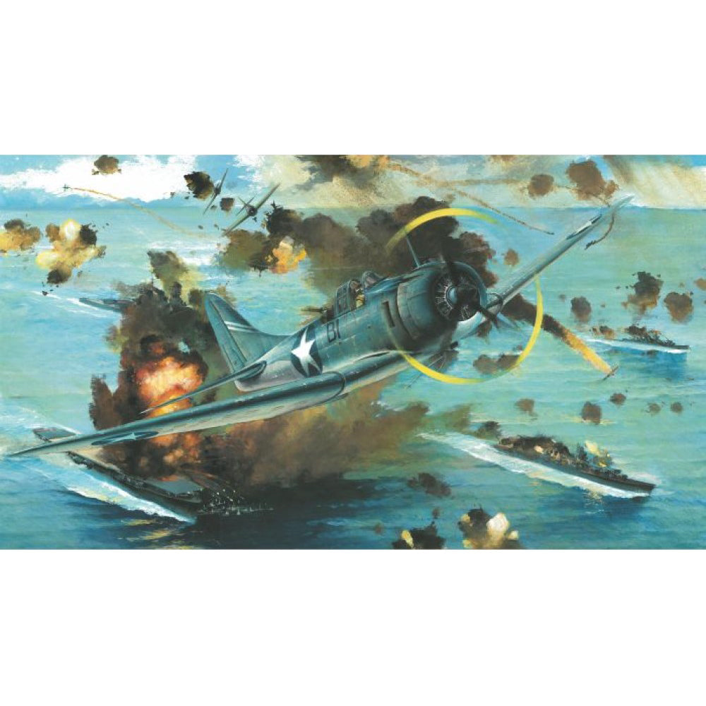 Flyhawk FH6001 1/72 SBD-3 Dauntless Plastic Model Kit Main image