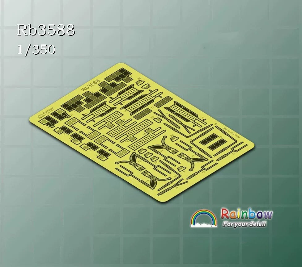Rainbow Rb3588 1/350 Boarding Ladder II (for small ships) — scale model kit