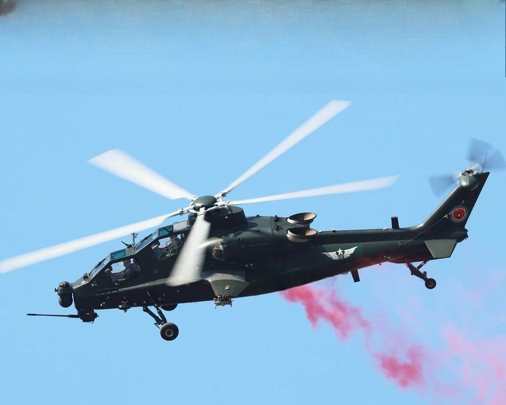 Trumpeter 05849 1/48Chinese Z-10G Attack Helicopter Assembly Model Kit — scale model kit