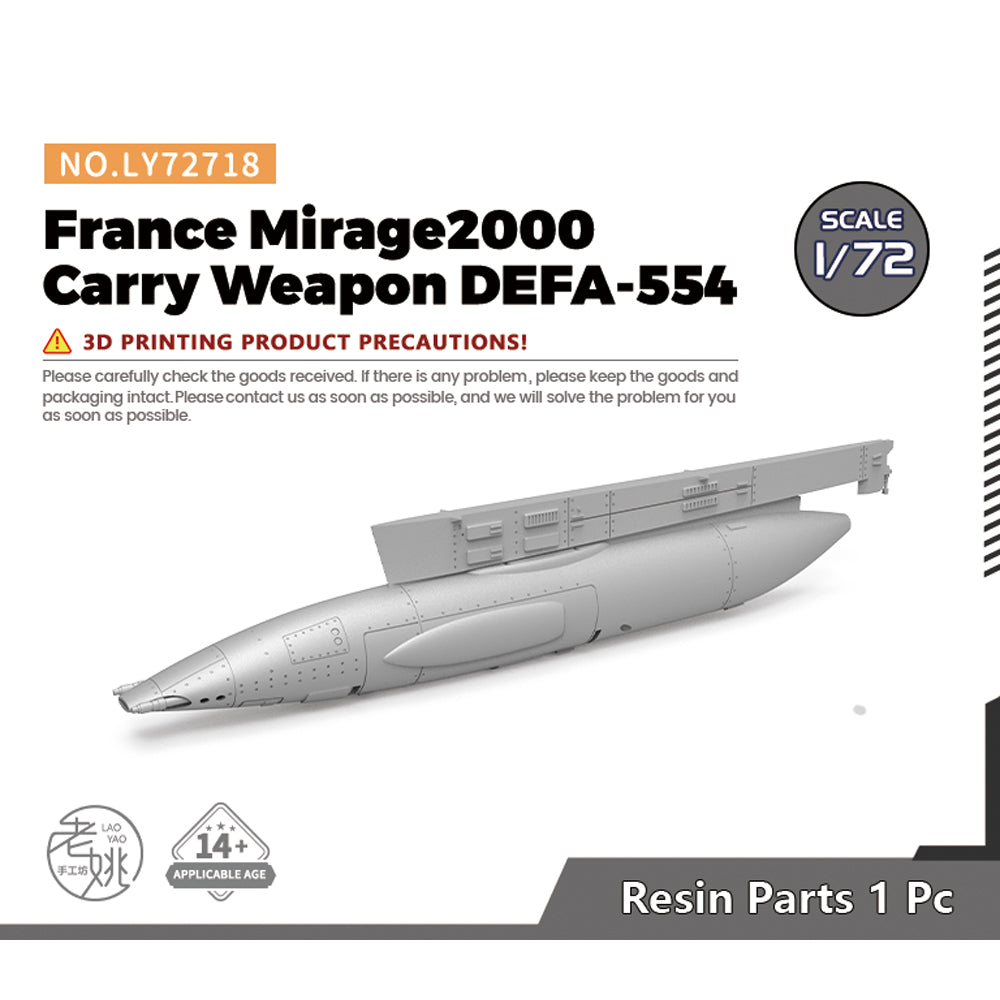 Yao's Studio LY718 Model Upgrade Parts France Mirage2000 Carry Weapon DEFA-554 Main image