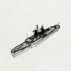 SSMODEL 631 Military Model Kit British Leopard (F14) Class Frigate(Bottomless Version)