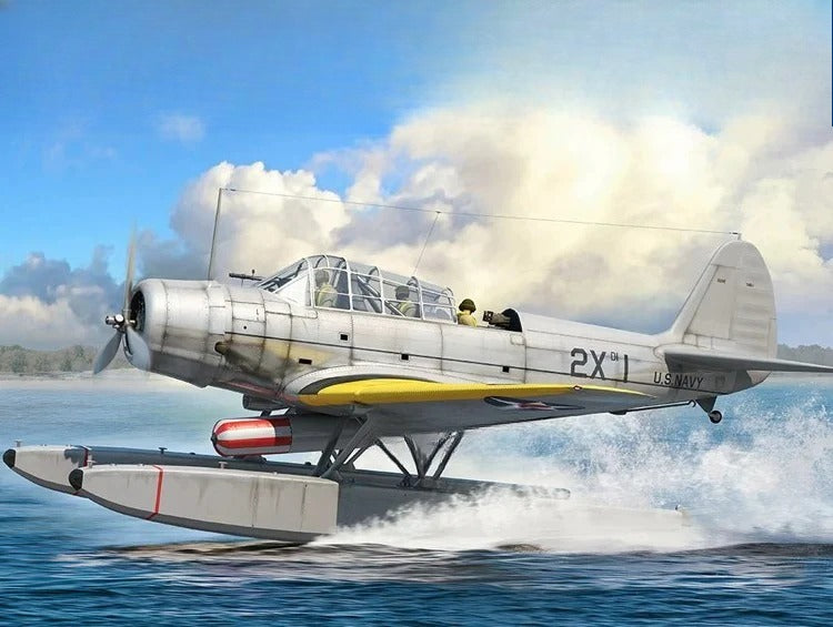 Trumpeter HOBBYBOSS1/48 American TBD-1A "Ravage" surface torpedo attack aircraft 81784 — scale model kit