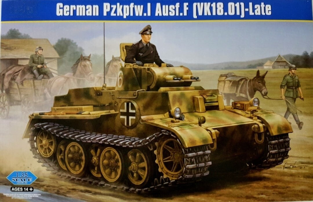 Hobby Boss 83805 1/35 Pz.Kpfw. I Ausf.F - Late VK18.01 #83805 USA Main image