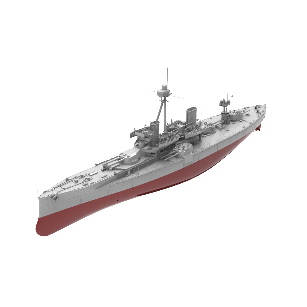 RHWS041S   Military Model Kit Full Hull British HMS Dreadnought Main image