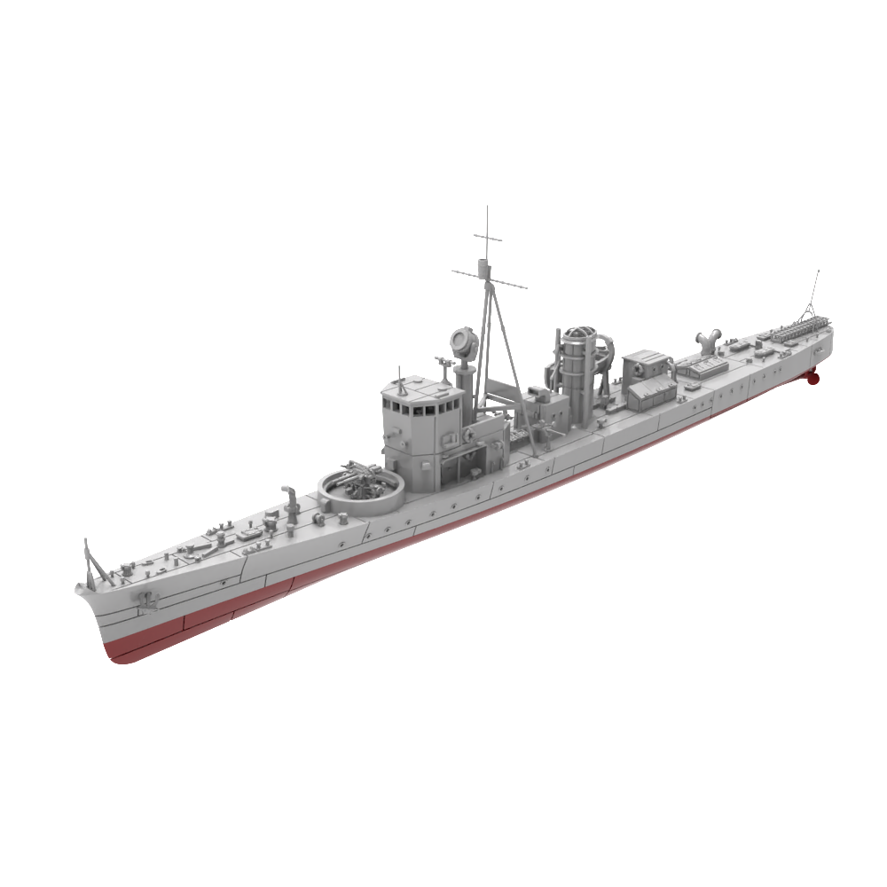 RHWS014S IJN Type K-3 No.1 Submarine Chaser Kusentei Full Hull