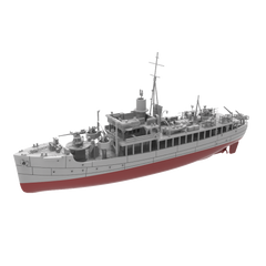 RHWS015S HMS Isles Cllass Submarine Chaser Liscomb Full Hull