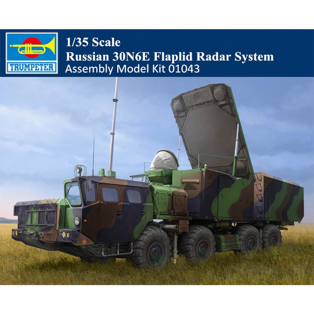 Trumpeter 1/35 01043 Russian 30N6E Flaplid Radar System Military Assembly Model — scale model kit