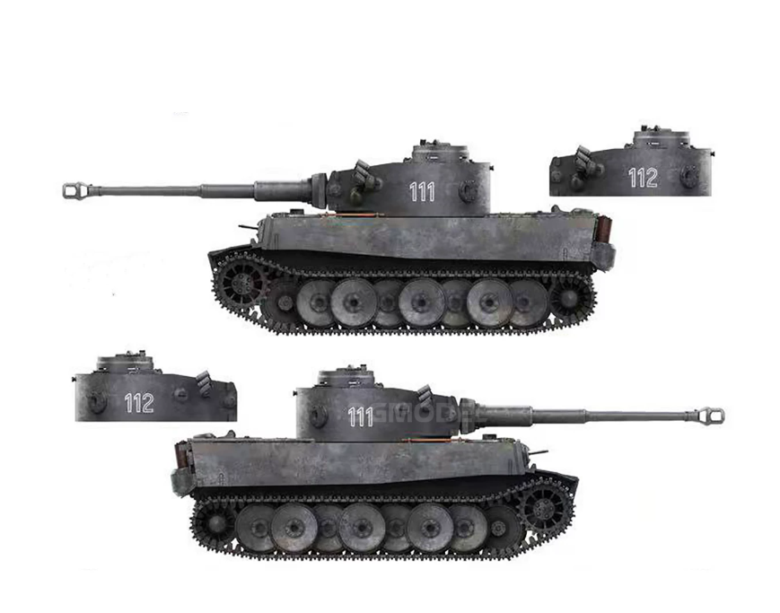 Border TK7204 1/72 Tiger I Sd.Kfz.181 Pz.Kpfw.VI Ausf.E Initial Production Tank