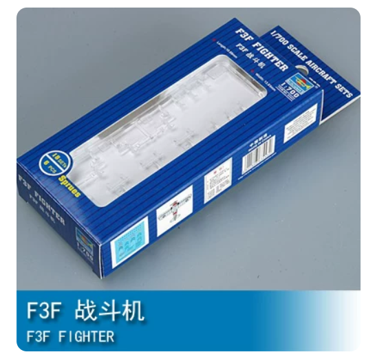 Trumpeter 03443 Model Kit F3 °F Fighter (18 Pcs) 1/700 — scale model kit